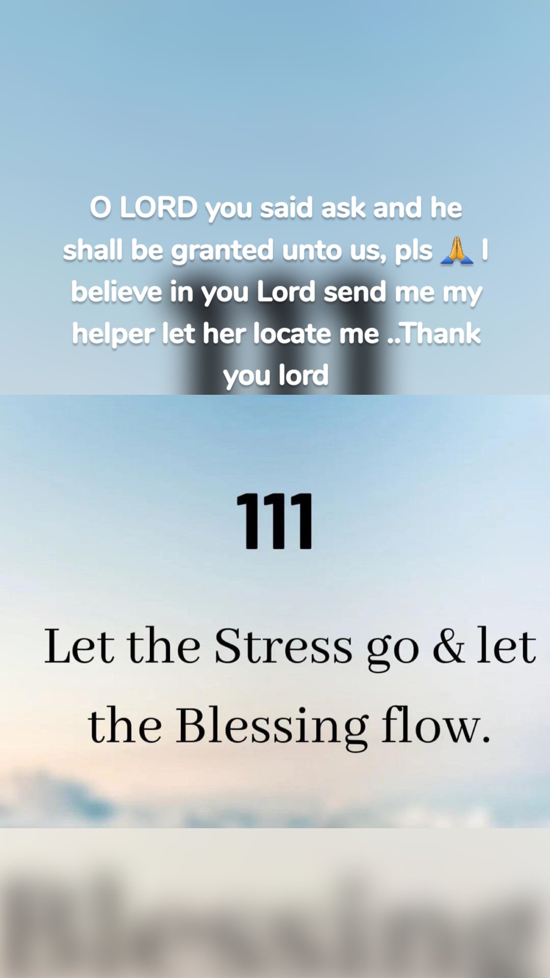 O LORD you said ask and he shall be granted unto us, pls 🙏 I believe in you Lord send me my helper let her locate me ..Thank you lord